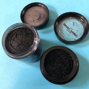 MAC Cosmetics and Manic Panic loose black shadows